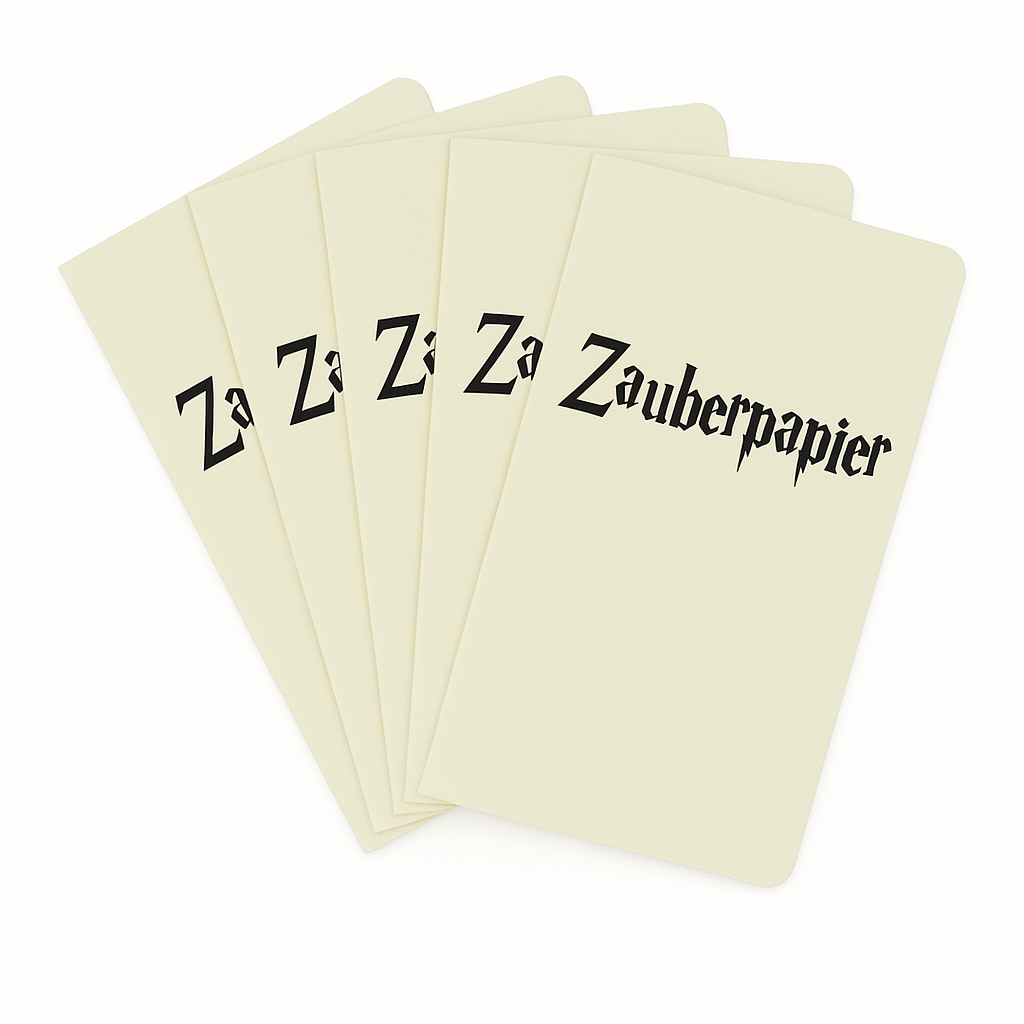 5 Extra Zauberpapier